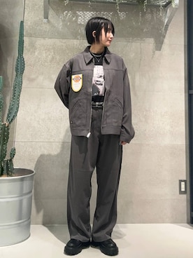 「アイテム（ブルゾン）」を使った、ricoさん（レディース・161cm・20代）の夏コーディネート