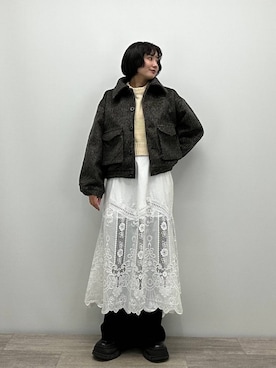 「RAGEBLUE」｜ricoさん（レディース・161cm）の冬コーディネート