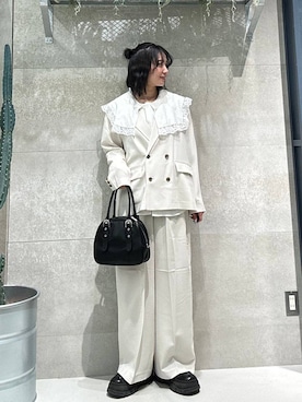 「RAGEBLUE（レイジブルー）のアイテム（バッグ）」を使った、ricoさん（レディース・161cm）の春コーディネート