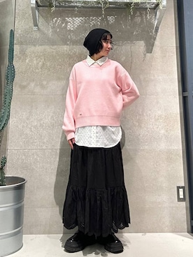 「RAGEBLUE」｜ricoさん（レディース・161cm）の冬コーディネート