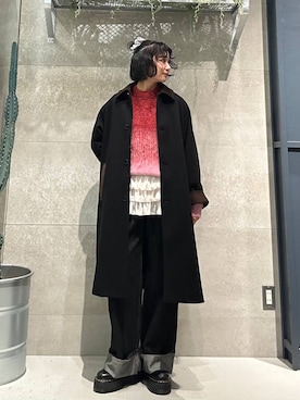 「アイテム（キャミソール）」を使った、ricoさん（レディース・161cm・20代）の冬コーディネート