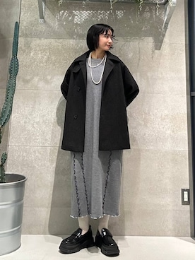 「RAGEBLUE（レイジブルー）のアイテム（アクセサリー）」を使った、ricoさん（レディース・161cm）の冬コーディネート