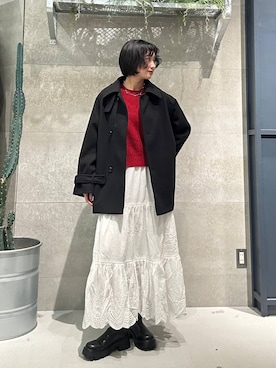 「RAGEBLUE」｜「アイテム（ジャケット/アウター）」を使った、ricoさん（レディース・161cm）の秋コーディネート