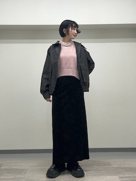 「RAGEBLUE（レイジブルー）のアイテム（ジャケット/アウター）」を使った、ricoさん（レディース・161cm）の秋コーディネート