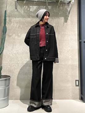 「RAGEBLUE（レイジブルー）のアイテム（アクセサリー）」を使った、ricoさん（レディース・161cm）の秋コーディネート