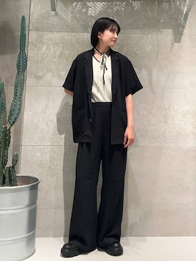 「アイテム（パンツ）」を使った、ricoさん（レディース・161cm・20代）の夏コーディネート