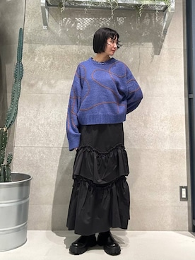 「RAGEBLUE（レイジブルー）のアイテム（アクセサリー）」を使った、ricoさん（レディース・161cm）の秋コーディネート