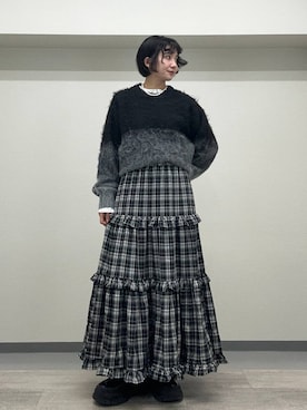 「RAGEBLUE（レイジブルー）のアイテム（アクセサリー）」を使った、ricoさん（レディース・161cm）の秋コーディネート