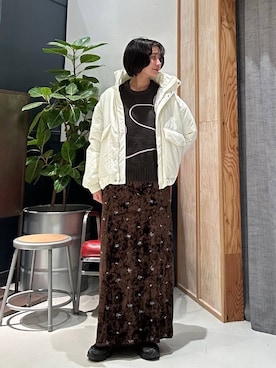 「RAGEBLUE」｜「アイテム（ジャケット/アウター）」を使った、ricoさん（レディース・161cm）の冬コーディネート