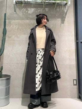 「きれいめ」｜ricoさん（レディース・161cm）の冬コーディネート