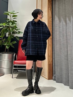 「RAGEBLUE」｜ricoさん（レディース・161cm）の冬コーディネート