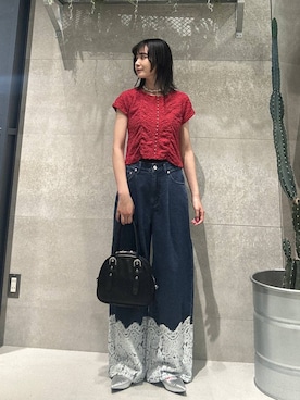 「RAGEBLUE（レイジブルー）のアイテム（アクセサリー）」を使った、ricoさん（レディース・161cm）の夏コーディネート