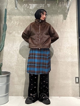 「RAGEBLUE」｜ricoさん（レディース・161cm）の冬コーディネート