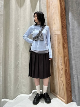 「RAGEBLUE（レイジブルー）のアイテム」を使った、ricoさん（レディース・161cm）の秋コーディネート