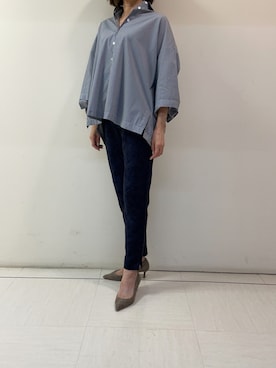 「NARACAMICIE（ナラカミーチェ）のアイテム（シャツ/ブラウス）」を使った、m.tさん（レディース・163cm）の秋コーディネート
