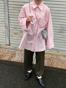 「アイテム（その他シューズ）」を使った、Ochiさん（レディース・158cm）の春コーディネート