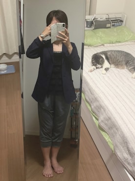 「DHC（ディーエイチシー）のアイテム」を使った、nanamaru0820さん（レディース・155cm）の秋コーディネート