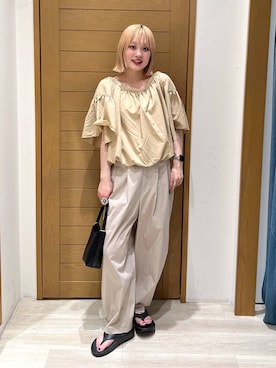 「BAYFLOW」｜orinさん（レディース・164cm）の夏コーディネート