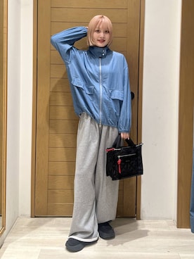 「BAYFLOW（ベイフロー）のアイテム（バッグ）」を使った、orinさん（レディース・163cm）の春コーディネート