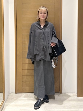 「体型カバー」｜「アイテム（チュニック）」を使った、orinさん（レディース・164cm）の秋コーディネート