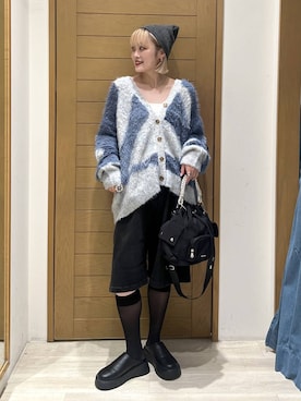 「BAYFLOW（ベイフロー）のコードHDマルチポケショルダー（ハンドバッグ）」を使った、orinさん（レディース・164cm）の秋コーディネート