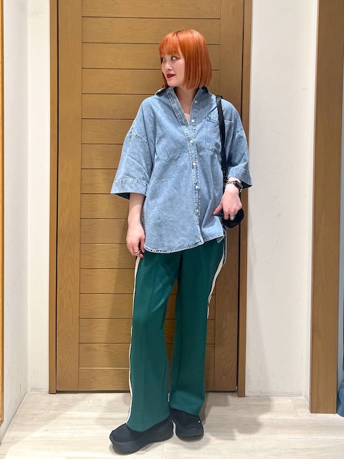 完売 ノーブル ペインティングプリントパンツ 36 柄パンツ