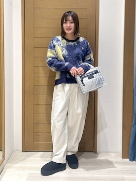 「BAYFLOW（ベイフロー）のアイテム（ショルダーバッグ）」を使った、orinさん（レディース・164cm）の秋コーディネート