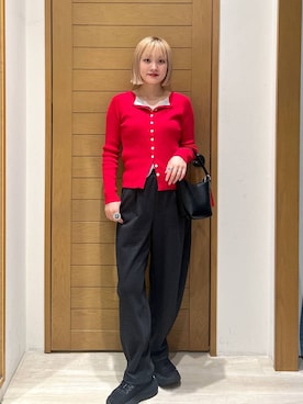 「HEREIAM（ヘレイアム）のアイテム（バッグ）」を使った、orinさん（レディース・164cm）の秋コーディネート