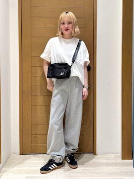 「GERRY（ジェリー）のアイテム（バッグ）」を使った、orinさん（レディース・163cm）の冬コーディネート