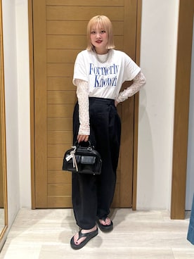 「BAYFLOW」｜orinさん（レディース・164cm）の夏コーディネート