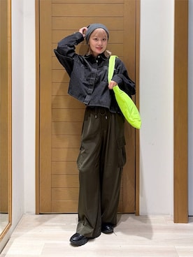 「HEREIAM（ヘレイアム）のアイテム」を使った、orinさん（レディース・163cm）の秋コーディネート