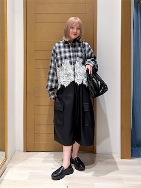「HEREIAM（ヘレイアム）のアイテム」を使った、orinさん（レディース・163cm）の秋コーディネート