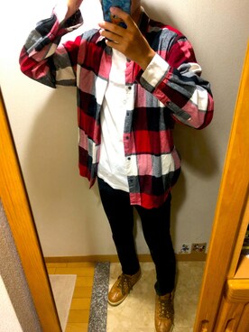 「ｌａｒｋｉｎｓ（ラーキンス）のアイテム」を使った、あんでぃさん（メンズ・178cm）の秋コーディネート