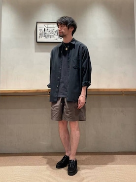 「Steven Alan（スティーブンアラン）のアイテム（パンツ）」を使った、3566myさん（メンズ・172cm）の夏コーディネート