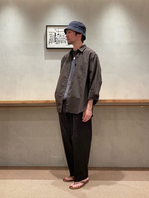 Steven Alan ライトホップサック インツープリーツ ドレストラウザーズ