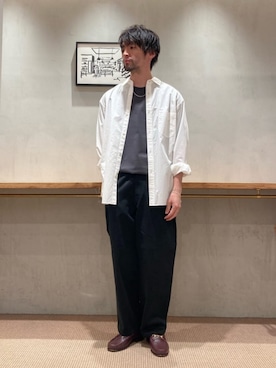 「Steven Alan（スティーブンアラン）のアイテム（パンツ）」を使った、3566myさん（メンズ・172cm）の夏コーディネート