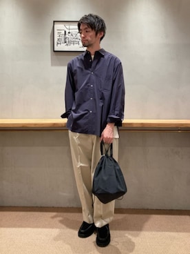「Steven Alan（スティーブンアラン）のアイテム」を使った、3566myさん（メンズ・172cm）の夏コーディネート