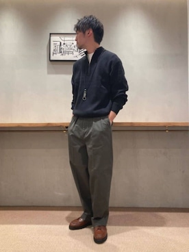 「旅行」｜「アイテム（アクセサリー）」を使った、3566myさん（メンズ・172cm）の秋コーディネート