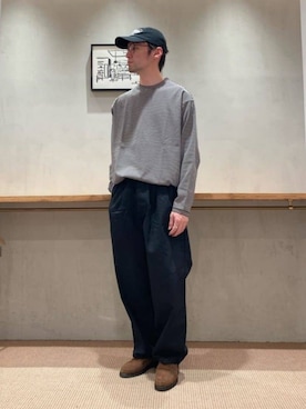 「Steven Alan（スティーブンアラン）のアイテム（アクセサリー）」を使った、3566myさん（メンズ・172cm）の春コーディネート