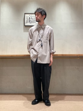 「Steven Alan（スティーブンアラン）のアイテム（パンツ）」を使った、3566myさん（メンズ・172cm）の夏コーディネート