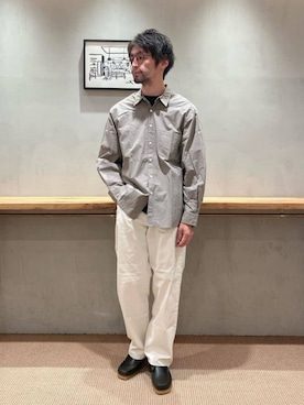 「Steven Alan（スティーブンアラン）のアイテム」を使った、3566myさん（メンズ・172cm）の秋コーディネート