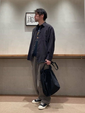 「Steven Alan（スティーブンアラン）のアイテム」を使った、3566myさん（メンズ・172cm）の春コーディネート