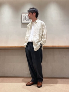 「アイテム（デジタル腕時計）」を使った、3566myさん（メンズ・172cm）の秋コーディネート