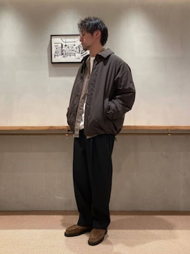 「旅行」｜「アイテム（アクセサリー）」を使った、3566myさん（メンズ・172cm）の秋コーディネート