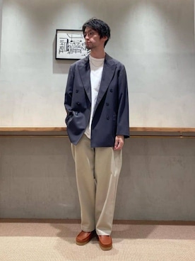 「Steven Alan（スティーブンアラン）のアイテム（ジャケット/アウター）」を使った、3566myさん（メンズ・172cm）の秋コーディネート