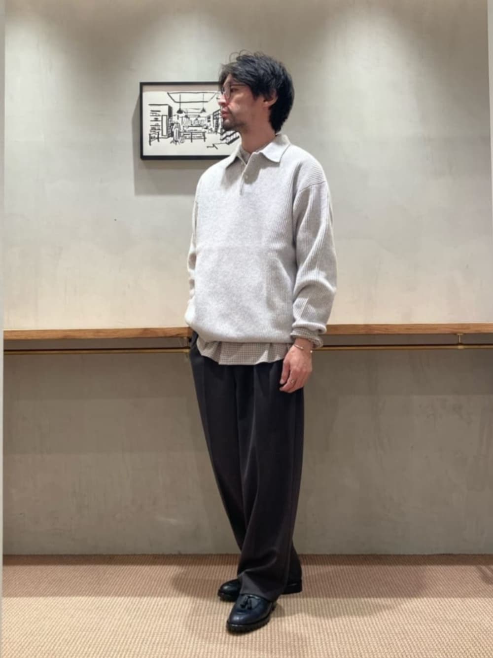 Steven Alanヴィンテージツイル インツープリーツ ドレス トラウザーズ Steven Alan（スティーブンアラン）の「＜Steven Alan