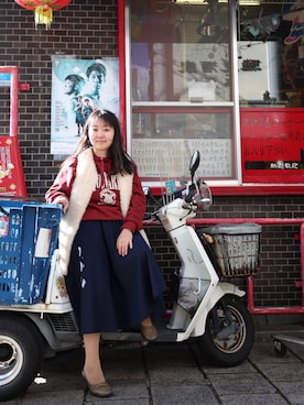 「アイテム（その他アウター）」を使った、あいわにさん（レディース・152cm・30代）の冬コーディネート