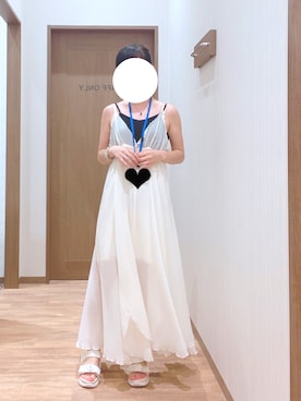 「アパレルスタッフ」｜「アイテム（キャミソール）」を使った、sayさん（レディース・155cm）の夏コーディネート