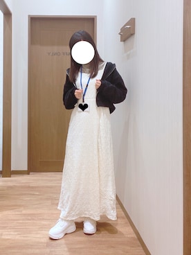 「Kastane」｜「アイテム（パーカー）」を使った、sayさん（レディース・155cm）の秋コーディネート