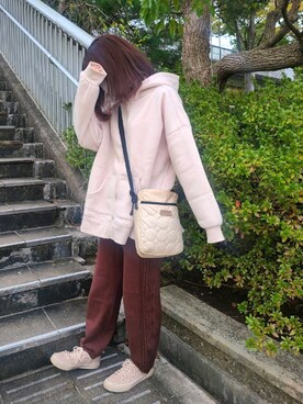 「moitytto」｜「アイテム（パンツ）」を使った、mopinoさん（レディース・156cm）の秋コーディネート